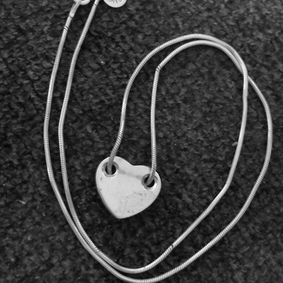 TIFFANY & CO.SterlingSilver 925 Heart Necklace made in Italy - Picture 12 of 13